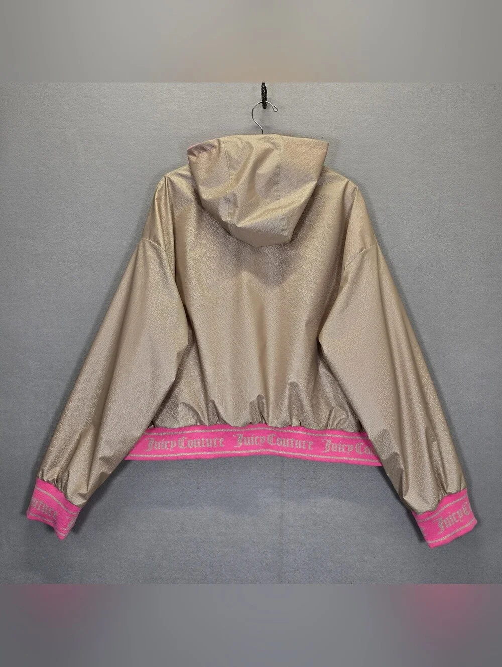Women's Juicy Couture Reversible Bomber Jacket in Retro Pink 3X Gold/Pink